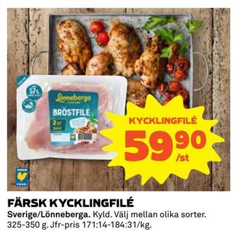 Coop Färsk kycklingfilé erbjuda