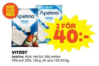 Coop Extra Vitost erbjuda