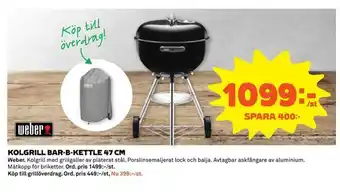 Coop Extra Kolgrill bar-b-kettle 47 cm erbjuda