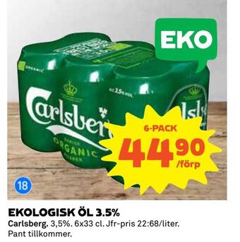 Coop Ekologisk öl 3,5% erbjuda