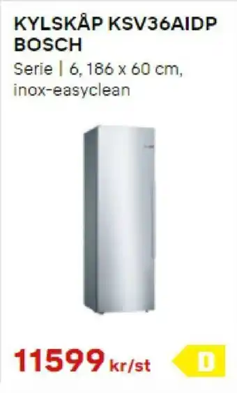 Bosch Kylskåp KSV36AIDP