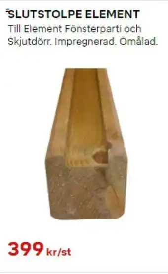Slutstolpe Element