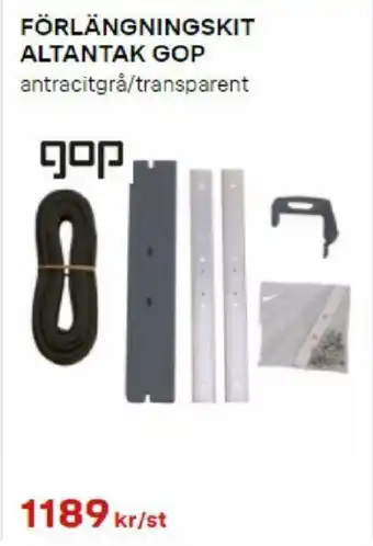 Gop Förlängningskit Altantak
