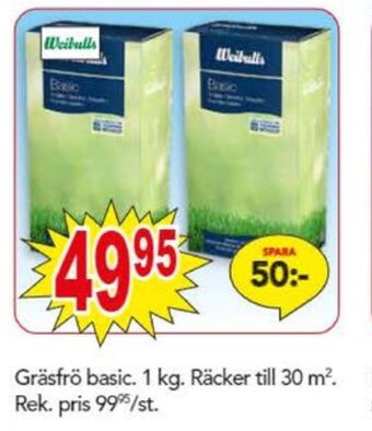 Bo Ohlsson Weibull gräsfrö erbjuda
