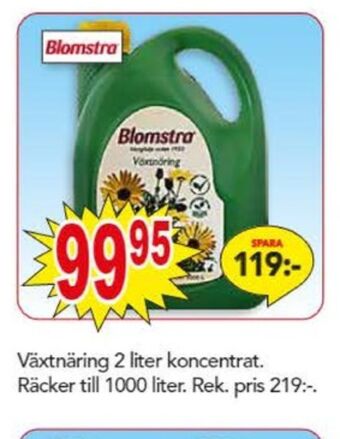 Bo Ohlsson Blomstra växtnäring erbjuda