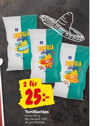 City Gross Garant tortillachips erbjuda