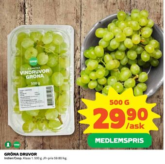 Coop Coop vindruvor erbjuda