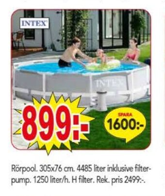 Bo Ohlsson Intex pool erbjuda