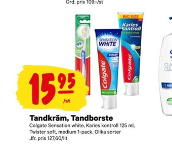City Gross Colgate tandkräm erbjuda