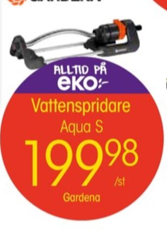 EKO Gardena vattenspridare erbjuda