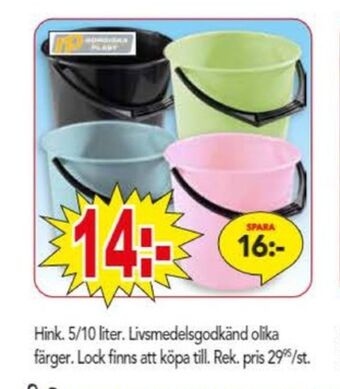 Nordiska plast hink
