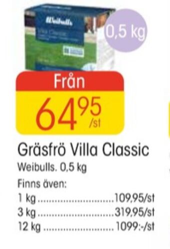 EKO Weibull gräsfrö erbjuda