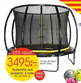 EKO Lindor studsmatta/trampolin erbjuda