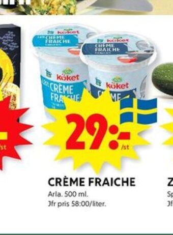 ICA Kvantum Arla köket crème fraiche erbjuda