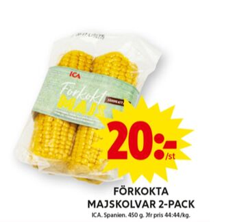 ICA Maxi Ica majskolvar erbjuda
