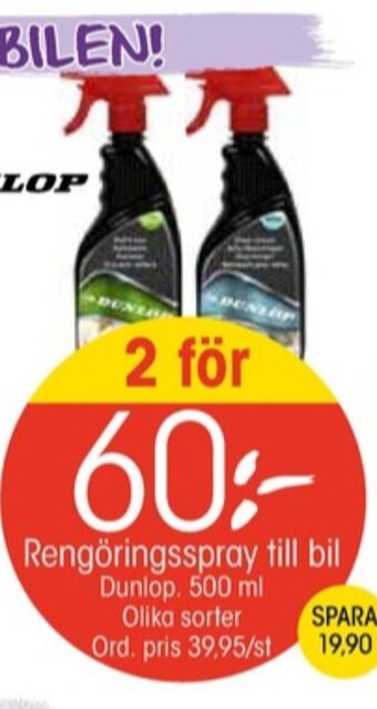 EKO Dunlop rengöringsmedel erbjuda