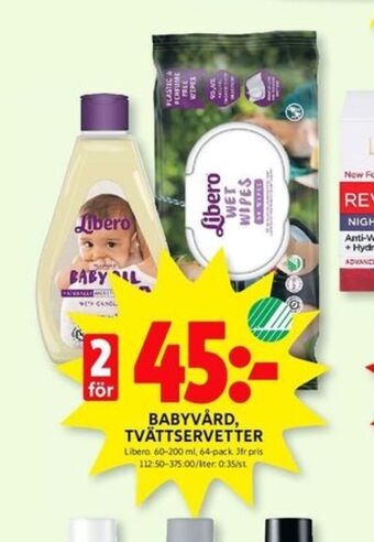 ICA Kvantum Libero babyvård erbjuda