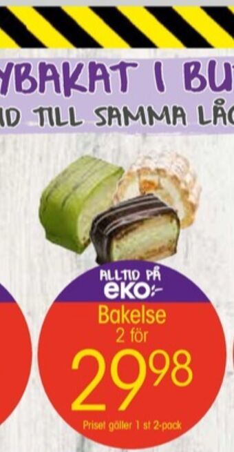 EKO Eko butiksbakat kaffebröd erbjuda