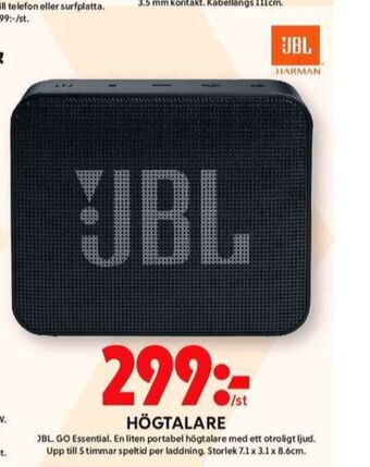 ICA Maxi Jbl högtalare erbjuda