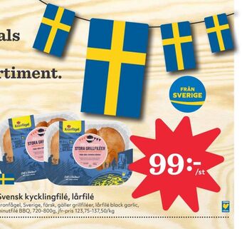 Hemköp Kronfågel kycklingfilé erbjuda
