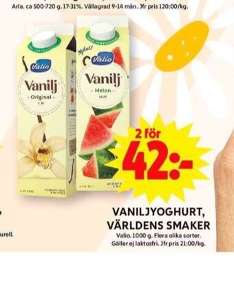 ICA Maxi Valio yoghurt erbjuda