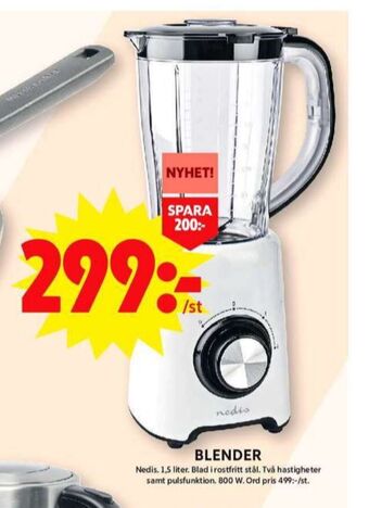 ICA Maxi Nedis blender erbjuda
