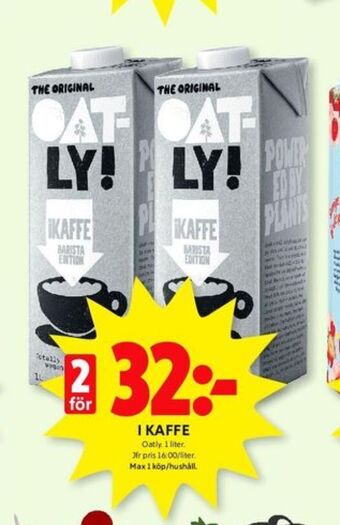 ICA Kvantum Oatly ikaffe havredryck erbjuda