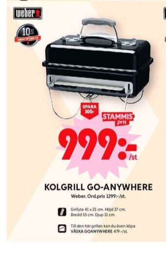 ICA Maxi Weber grill erbjuda