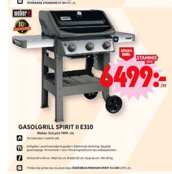 ICA Maxi Weber gasolgrill erbjuda