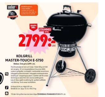 ICA Maxi Weber grill erbjuda