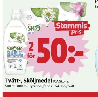 Skona tvättmedel flytande