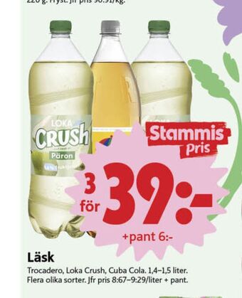 ICA Nära Päron läskedryck erbjuda