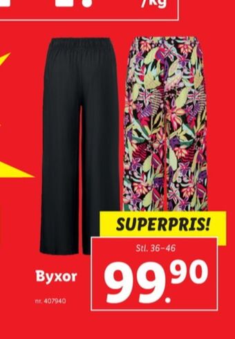 Lidl Esmara byxor erbjuda