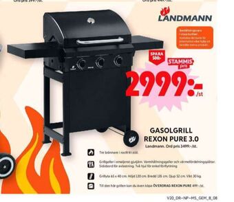 ICA Maxi Landmann gasolgrill erbjuda