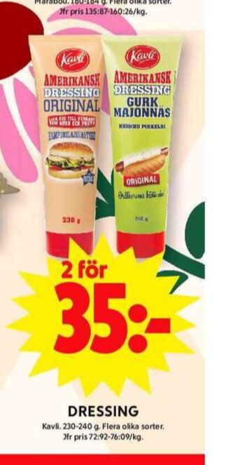 ICA Maxi Kavli dressing erbjuda