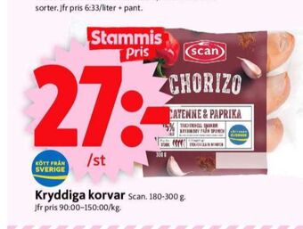 ICA Supermarket Scan chorizo erbjuda