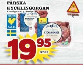 Matdax Kronfågel kycklingmage erbjuda