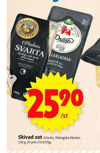 ICA Supermarket Arla skivad ost erbjuda