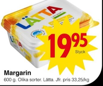 Matöppet Lätta lättmargarin erbjuda