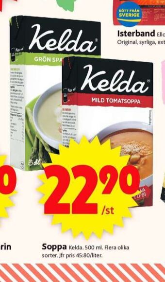 ICA Supermarket Kelda soppor erbjuda