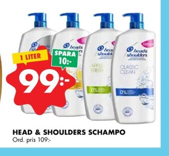 ÖoB Head&shoulders shampoo erbjuda
