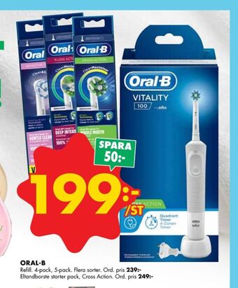 ÖoB Braun oral-b eltandborste erbjuda
