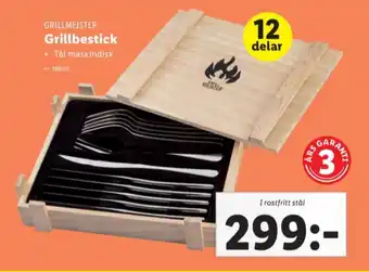 Lidl Grillmeister bestick erbjuda