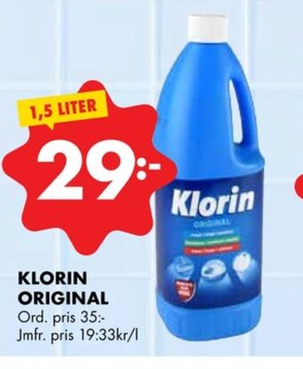 ÖoB Klorin rengöringsmedel erbjuda