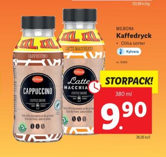 Lidl Milbona iskaffe erbjuda