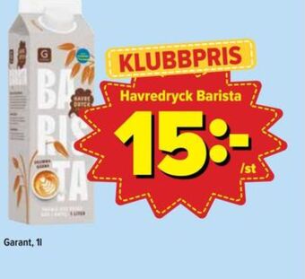 Östenssons Barista havredryck erbjuda