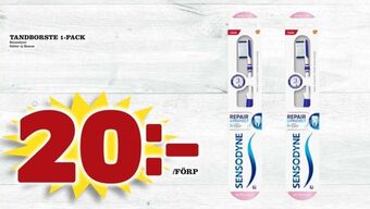 Matdax Sensodyne tandborste erbjuda