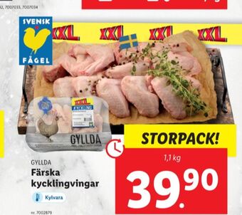 Lidl Gyllda kycklingvingar erbjuda