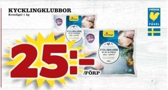 Matdax Kronfågel kycklingklubbor erbjuda