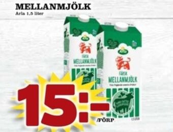 Matdax Arla mellanmjölk erbjuda
